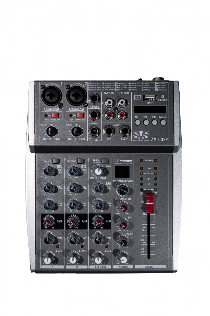 SVS Audiotechnik mixers AM-4 DSP Аналоговый микшерный пульт, 4-канала в Люберцах