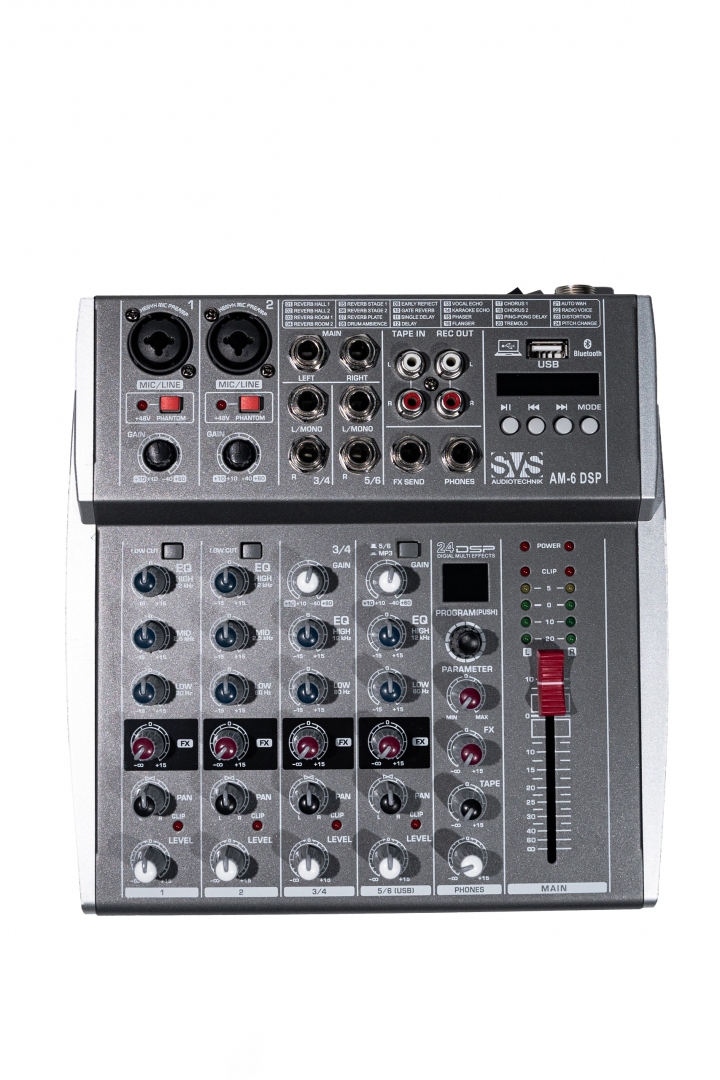 SVS Audiotechnik mixers AM-6 DSP Микшерный пульт аналоговый, 6-канальный SVS Audiotechnik mixers в Люберцах