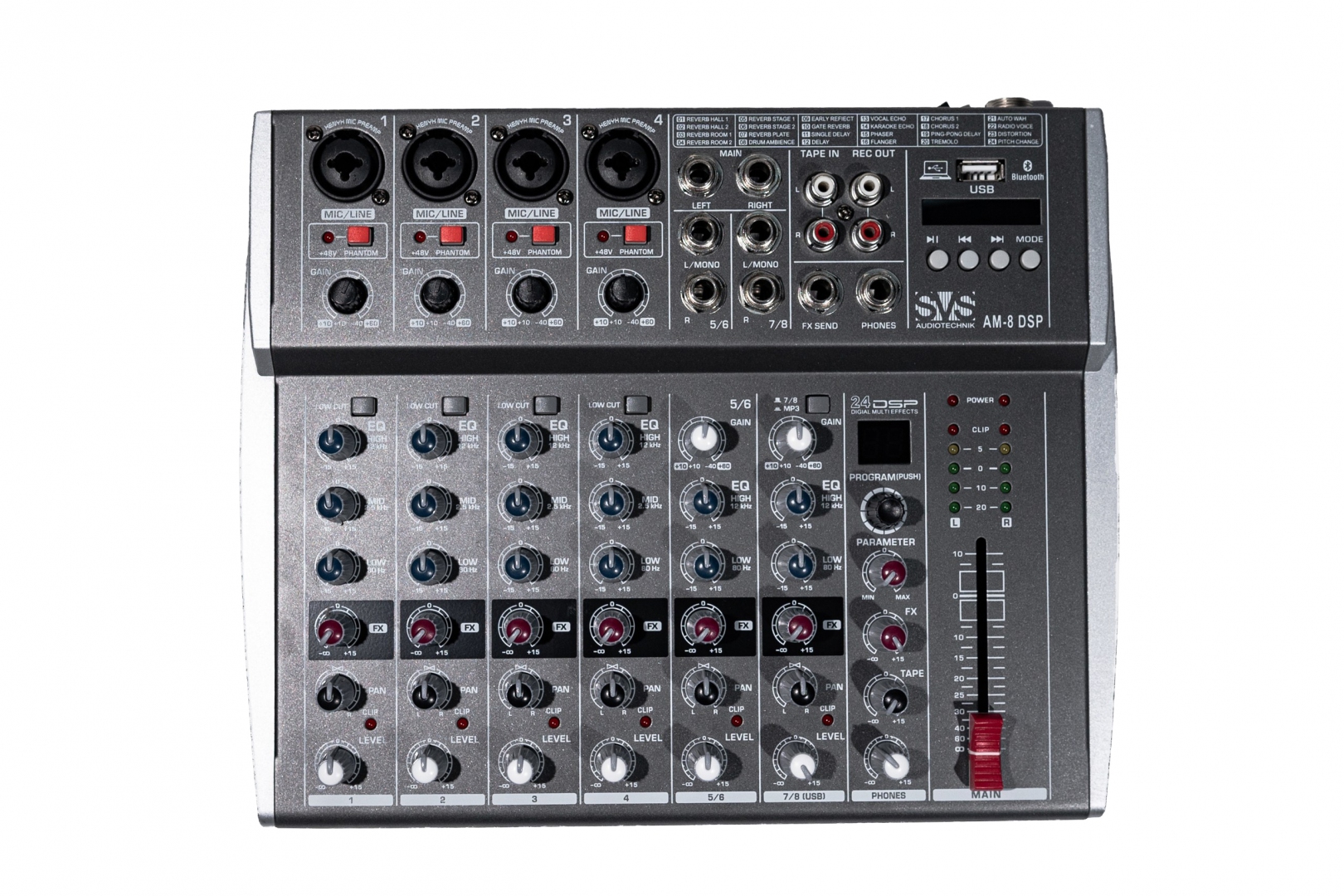 SVS Audiotechnik mixers AM-8 DSP Микшерный пульт аналоговый, 8-канальный в Люберцах